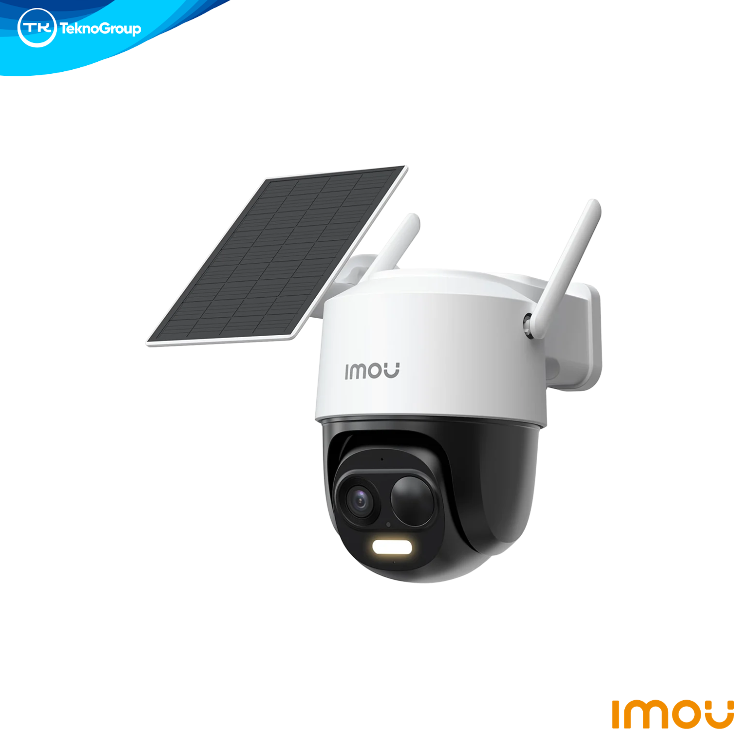 Cámara IP Domo WiFi Exterior A Batería Imou Cell PT 2C 5MP Con Panel Solar - Full Color, Zoom 8X, Audio 2 Vías