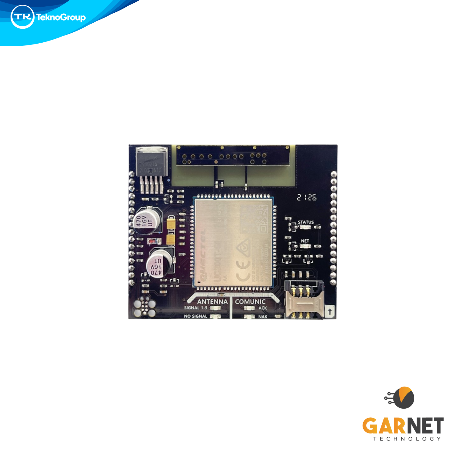 Módulo Comunicador Celular 4G 3G 2G para Panel de Alarma Garnet PC-900 - Transmisión de Datos Móviles, App Garnet Control y Monitoreo IP