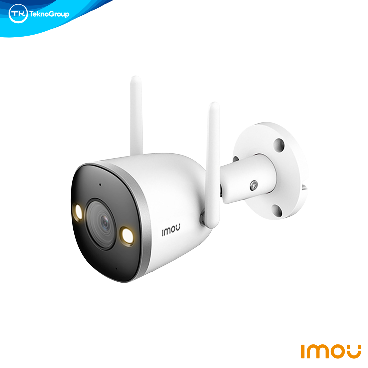 Cámara IP WiFi Exterior Imou Bullet 2 2MP 2.8mm - Full Color 24hs, Sirena 110dB, Audio 2 Vías, IP67