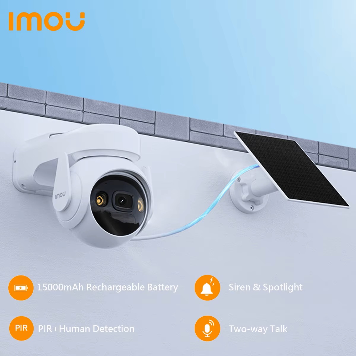 PANEL SOLAR IMOU PARA CELL 2 Y CELL GO | FSP12 | IMOU 2