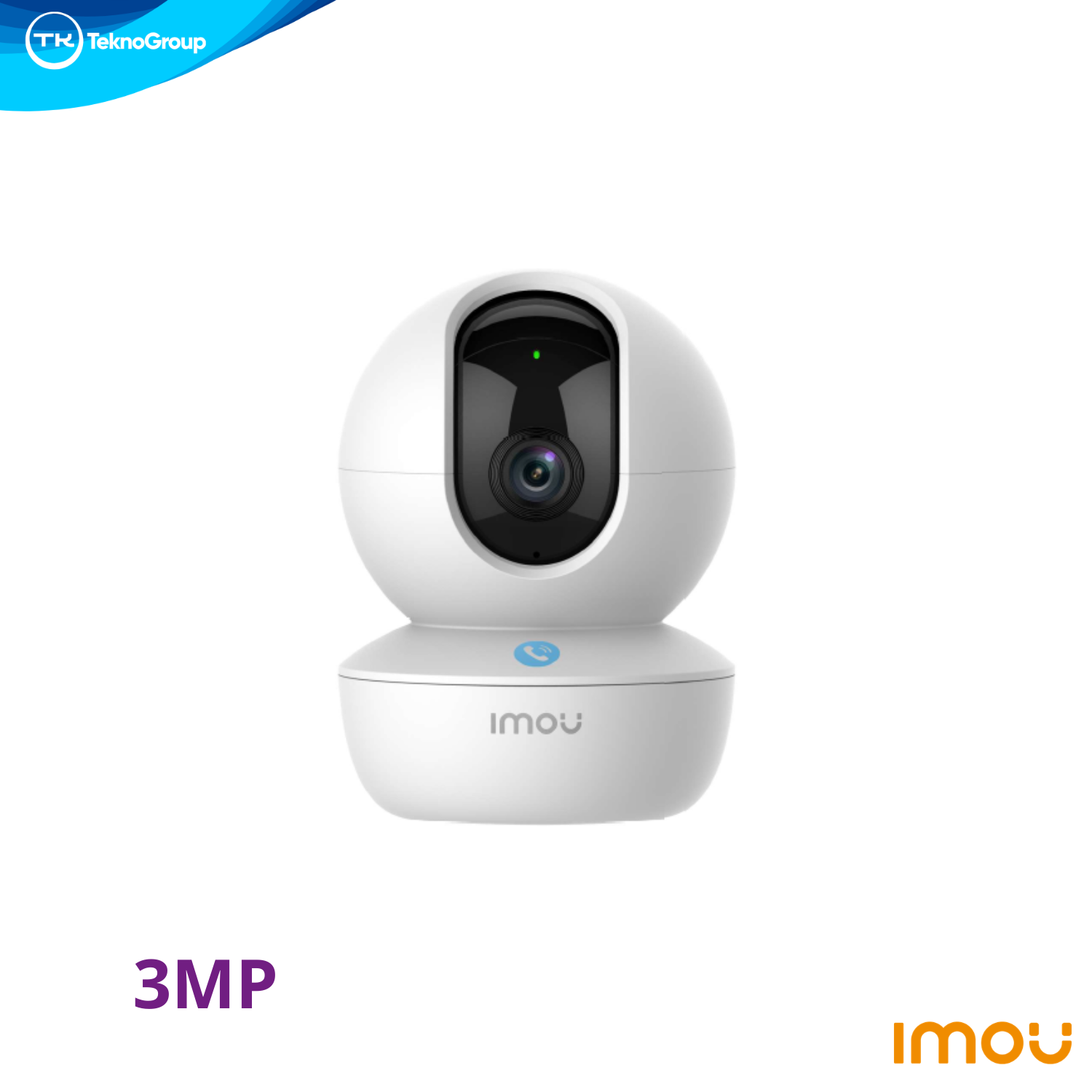 Cámara IP WiFi Interior Imou Ranger RC 3MP GK2CP-3C0WR - Llamada Touch Un Toque, Lente 3.6mm, Audio 2 Vías, Smart Tracking