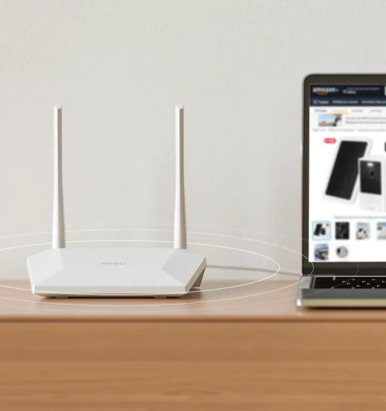 ROUTER | 1 PUERTO WAN & 3 PUERTOS LAN | 300MBPS | DOBLE ANTENA | HR300 | IMOU 3