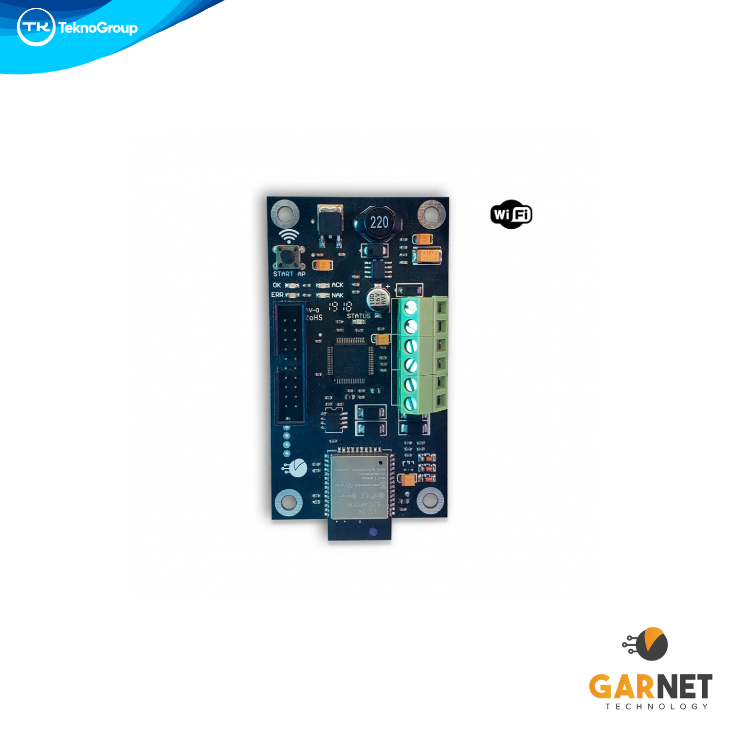 Módulo Comunicador IP WiFi Garnet - Automonitoreo y Monitoreo Profesional, Compatible con Paneles Garnet y DSC PowerSeries