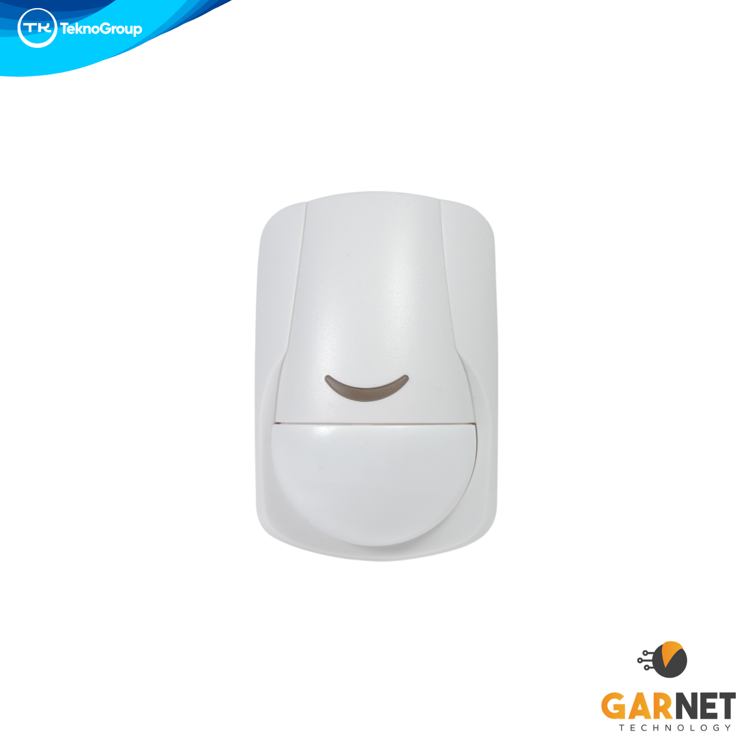 Detector de Movimiento Infrarrojo Interior Cableado Garnet - Inmunidad a Mascotas 18kg, Cobertura 12x12m 90°, Procesamiento Digital y Relé