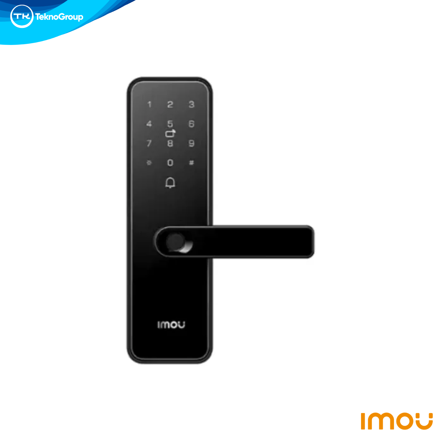 Cerradura Inteligente WiFi Imou K1S-W - Desbloqueo por Huella, Clave, Tarjeta RFID, App y Llave Física
