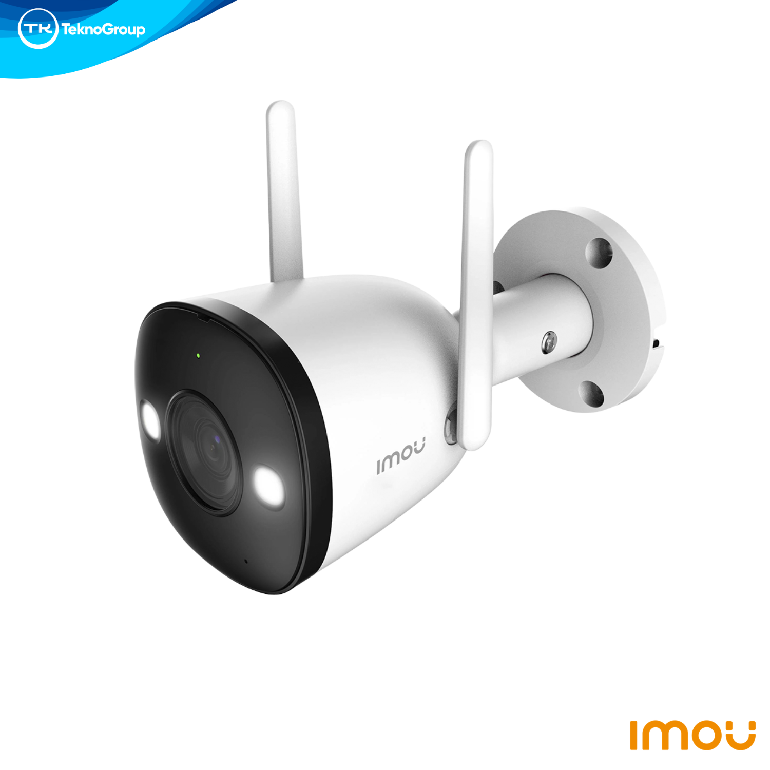 Cámara IP WiFi Exterior Imou Bullet 2E 3MP 2.8mm - Full Color 24hs, Detección Humana, Micrófono, IP67