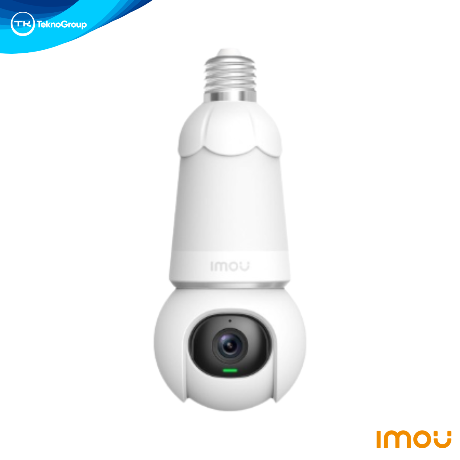 Cámara IP WiFi Rosca E27 Imou Bulb Cam 2C 5MP - WiFi 6, Movimiento 360°, Visión Nocturna Color, Sirena