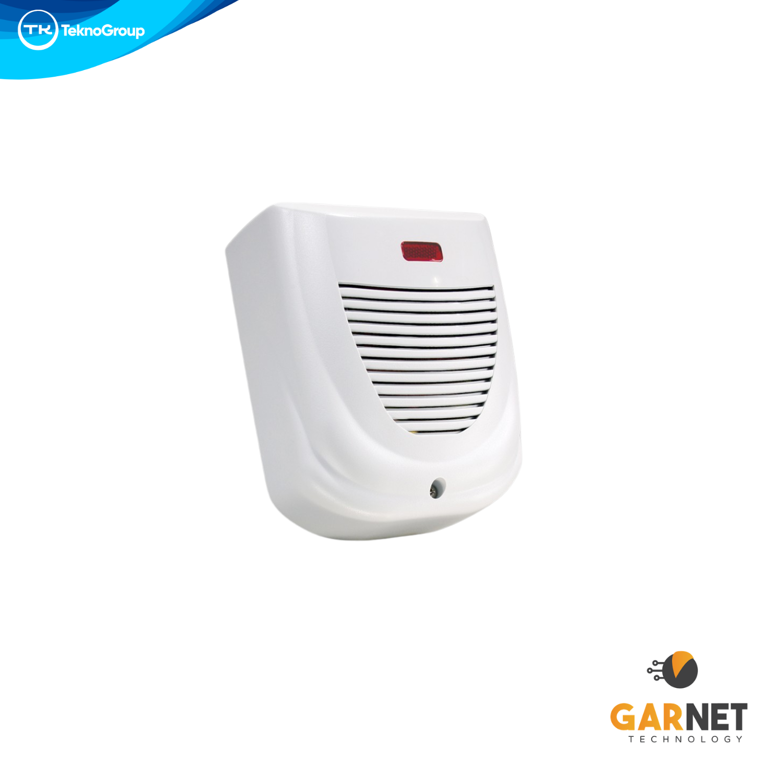 Sirena de Exterior Magnetodinámica Garnet - 118 dB de Alta Potencia, Doble Tamper Antisabotaje, Chapa Interior Metálica y Protección UV
