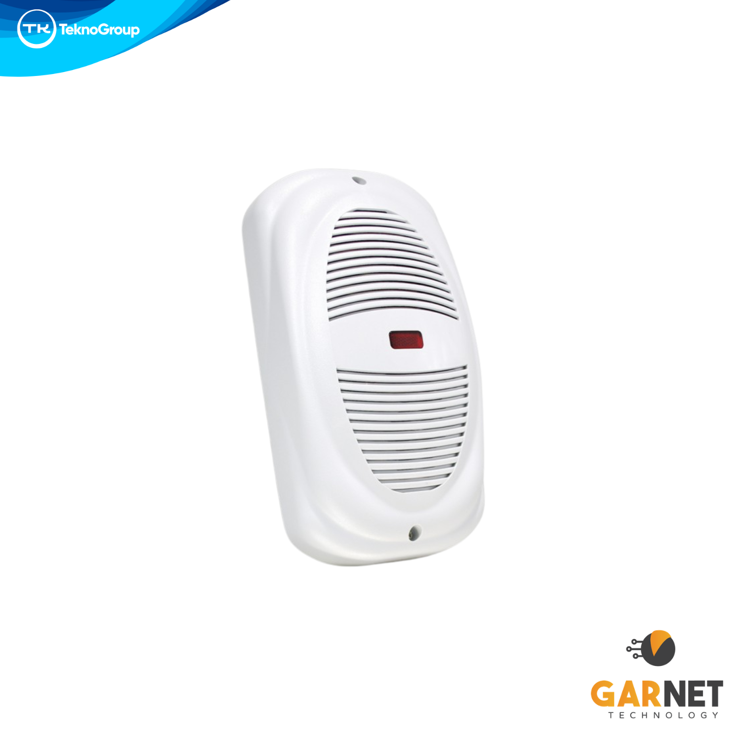 Sirena de Exterior Doble Piezoeléctrica Garnet - 118 dB de Potencia, Doble Tamper Antisabotaje, Protección UV y Chapa Interior Metálica