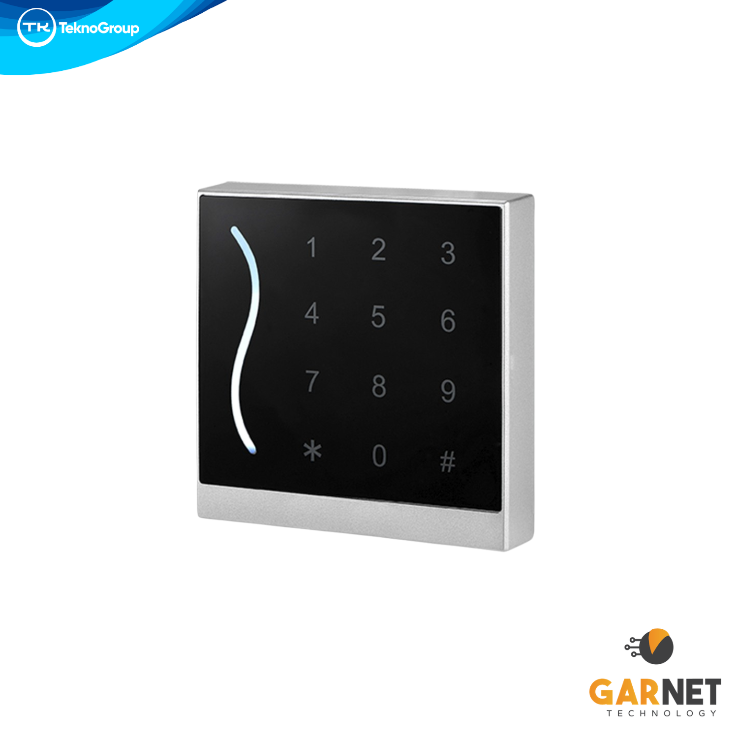 Lectora de Proximidad RFID con Teclado Numérico Garnet - Apta Exterior IP65, Tarjetas EM 125kHz, Salida Wiegand para Control de Acceso