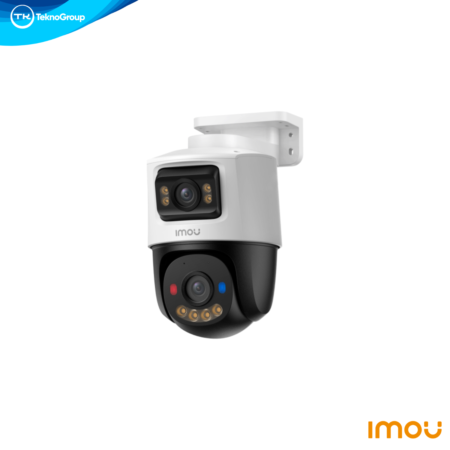 Cámara IP PoE Exterior Imou Cruiser Dual 8MP (Lente Fijo 3MP 2.8mm + PTZ 5MP) - RJ45, Full Color, Sirena, PS70FP-8M0