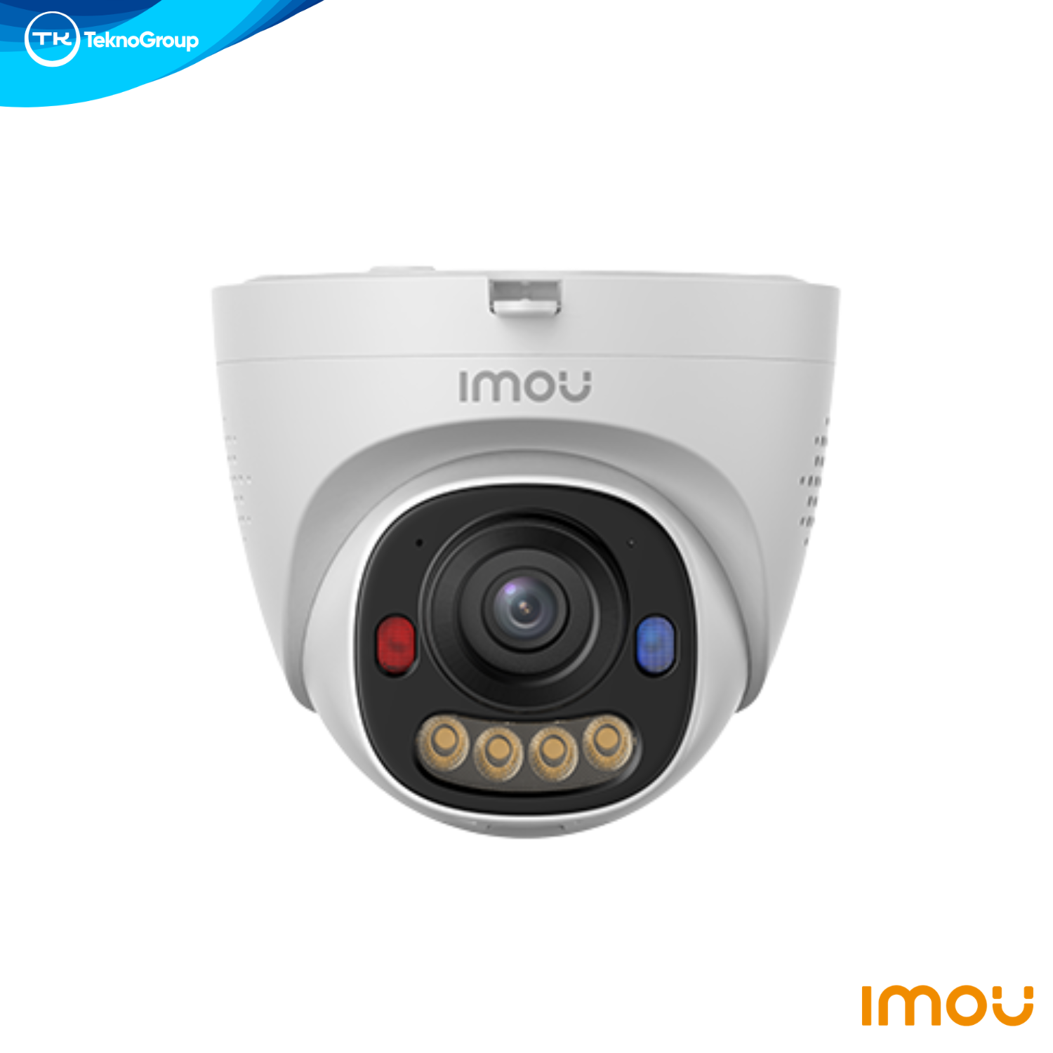 Cámara IP Domo PoE Exterior Imou 3MP 2.8mm PS8DP-3V0 - Full Color, Sirena Disuasiva, Micrófono Integrado, MicroSD 512GB