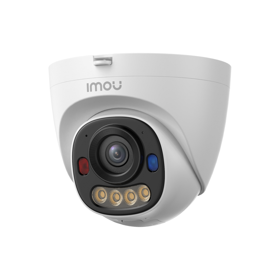 PS8E | CAMARA DOMO IP POE | 5MP | EXTERIOR | 2.8MM | FULL COLOR | AUDIO 2 VIAS | MICROSD HASTA 512GB | RJ45 | IR 30M | SIRENA | PS8E-5V0 | IMOU