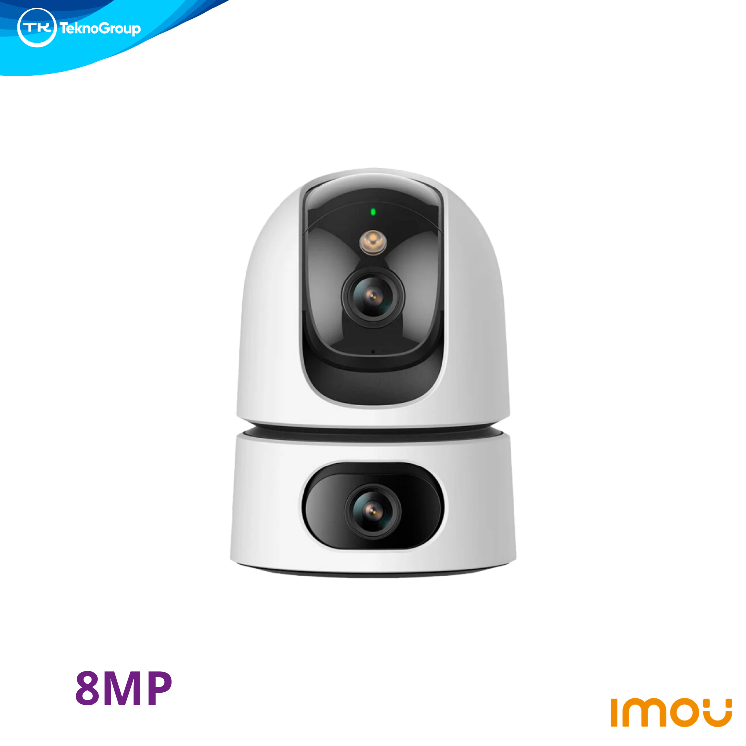 Cámara IP WiFi Interior Imou Ranger Dual 8MP S2XP-8M0WED - Doble Lente (PTZ 5MP + Fija 3MP), Full Color, Smart Tracking