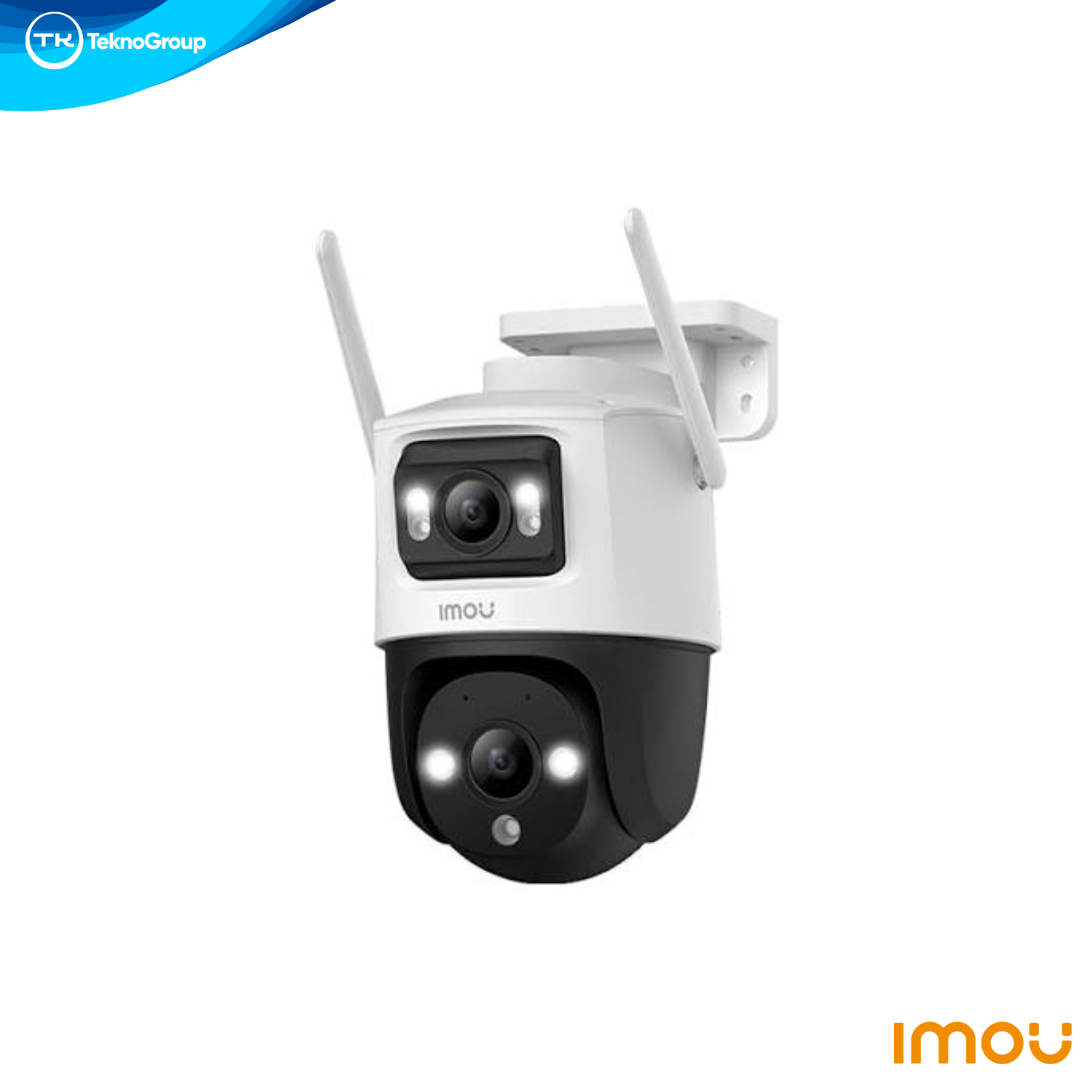 Cámara IP WiFi Exterior Imou Cruiser Dual 6MP (2 Lentes 3MP+3MP) - PTZ, Full Color, Sirena 110dB, Audio 2 Vías