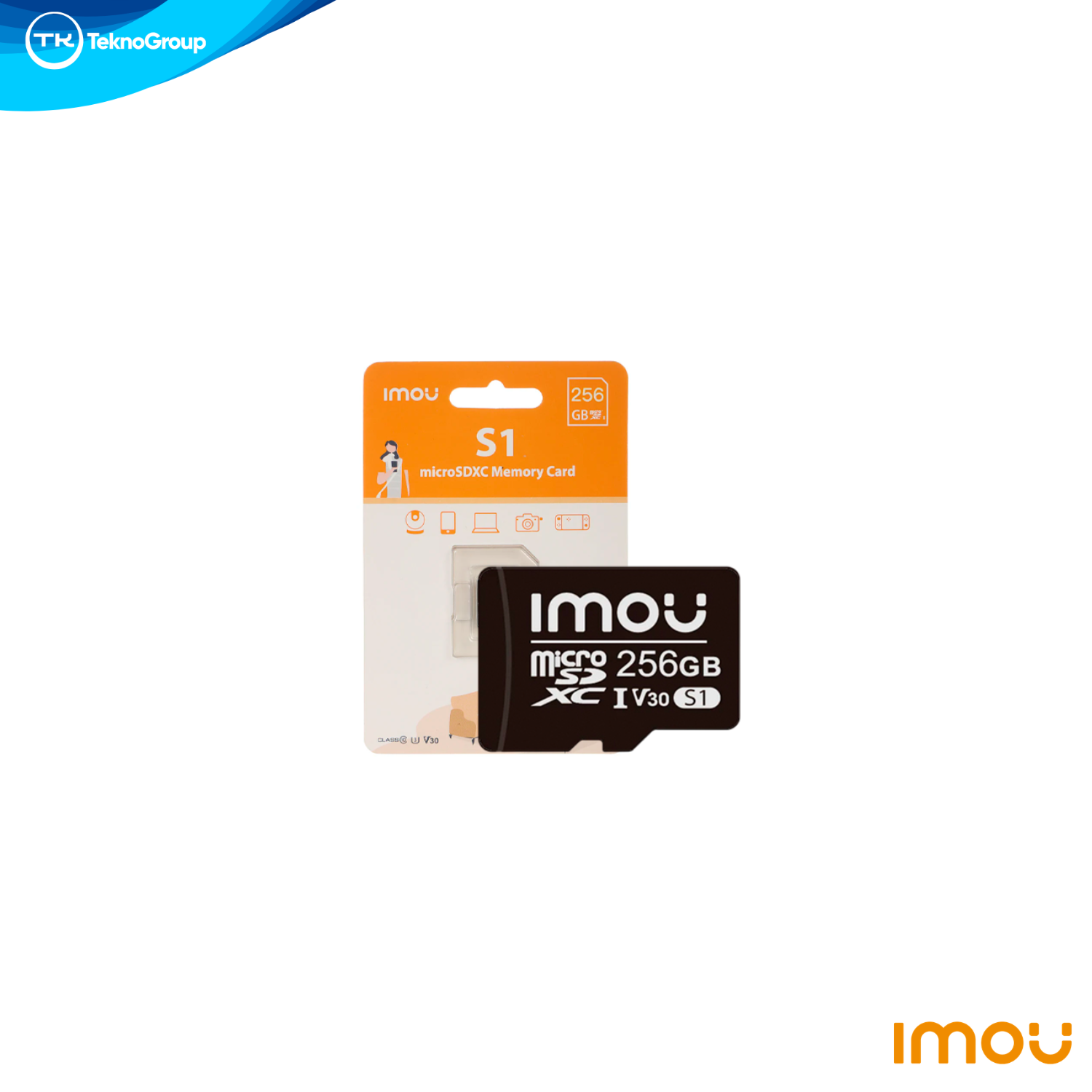 Tarjeta de Memoria MicroSD Imou 256GB ST2-256-S1 - Clase 10, UHS-I, Diseñada para Cámaras de Seguridad y Video 4K/FHD