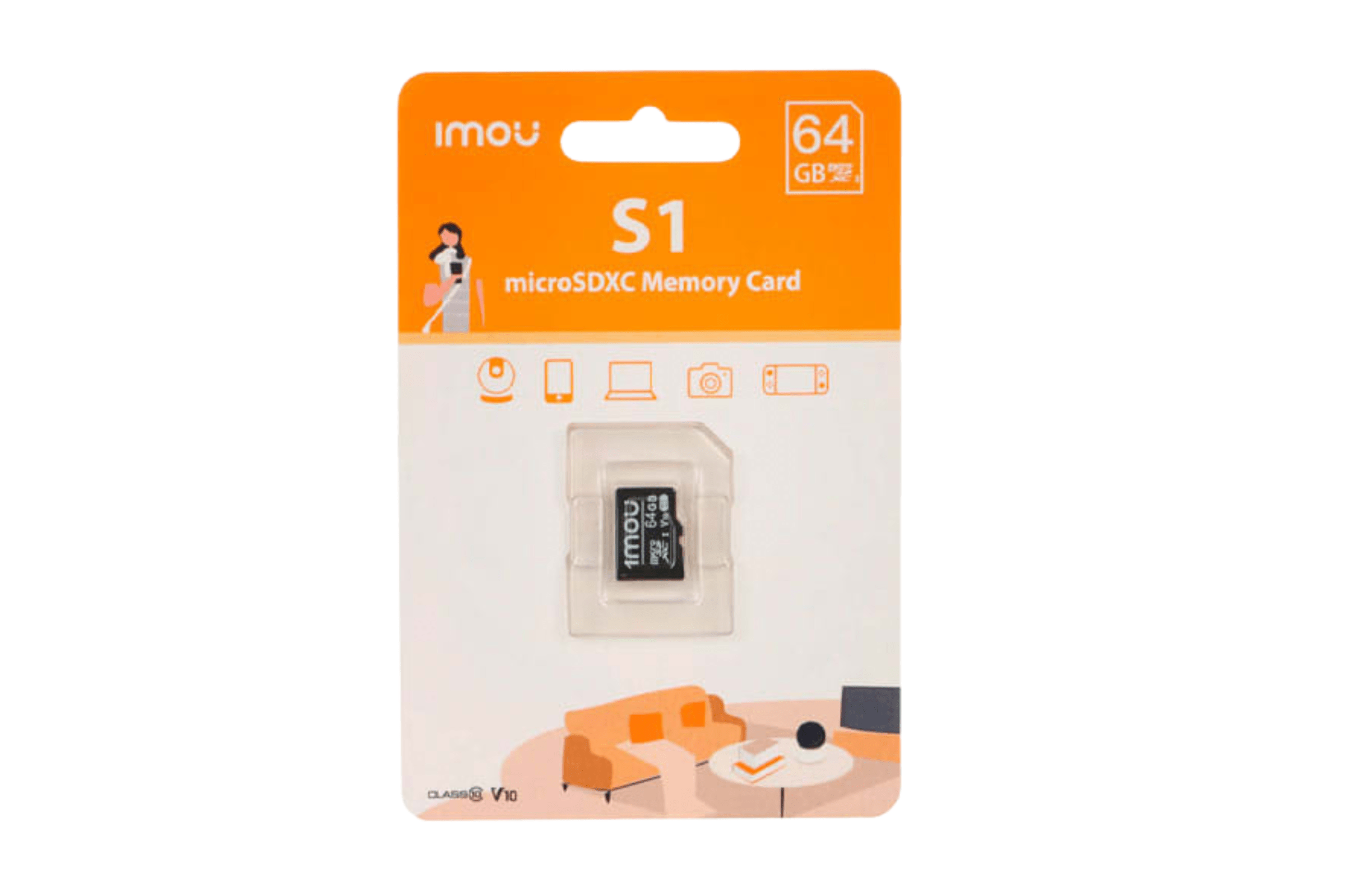 TARJETA DE MEMORIA MICRO SD 64GB MICROSD | ST2-64-S1 | IMOU