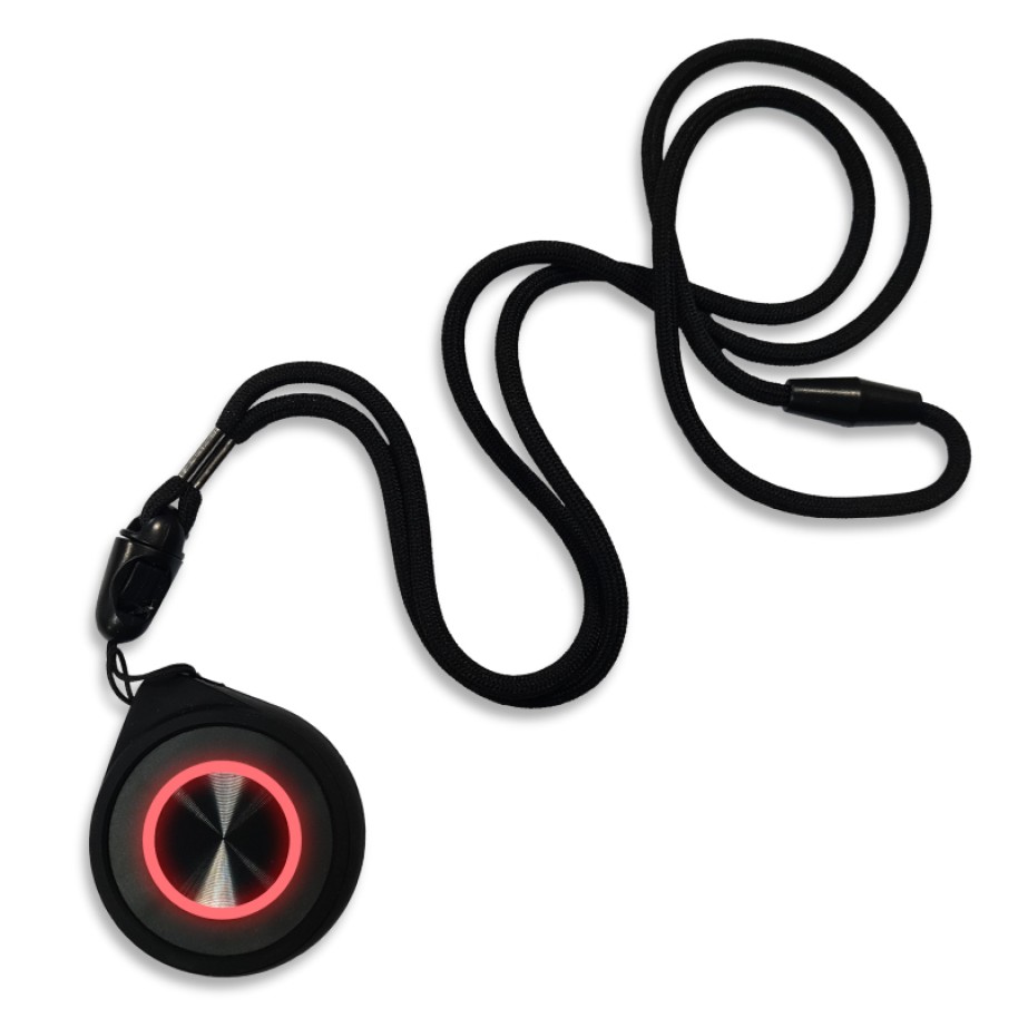 Botón de Vida Inalámbrico Garnet - Pulsador de Emergencia Personal, Pulsera y Colgante de Silicona, Compatible Teclado RF, Pila CR2032 2