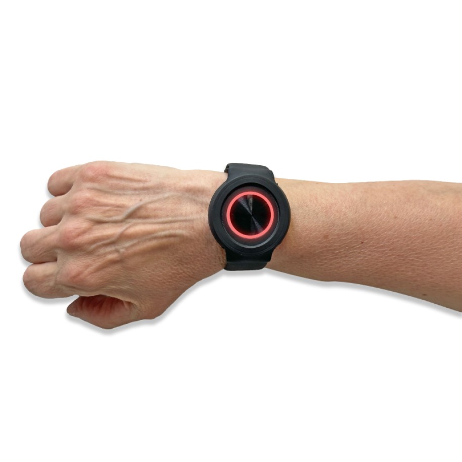 Botón de Vida Inalámbrico Garnet - Pulsador de Emergencia Personal, Pulsera y Colgante de Silicona, Compatible Teclado RF, Pila CR2032 3