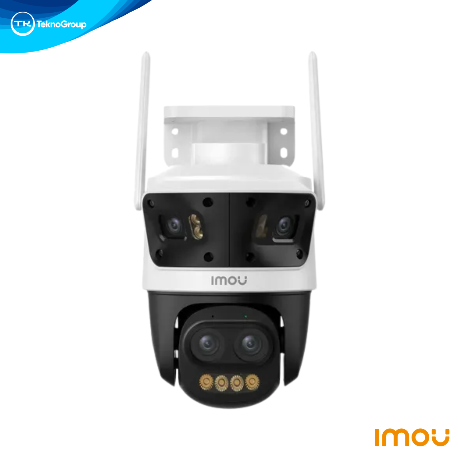 Cámara IP WiFi Exterior Imou Cruiser Pano Z 13MP (4 Lentes) - Zoom 12X, WiFi 6 Dual Band, Full Color, PoE
