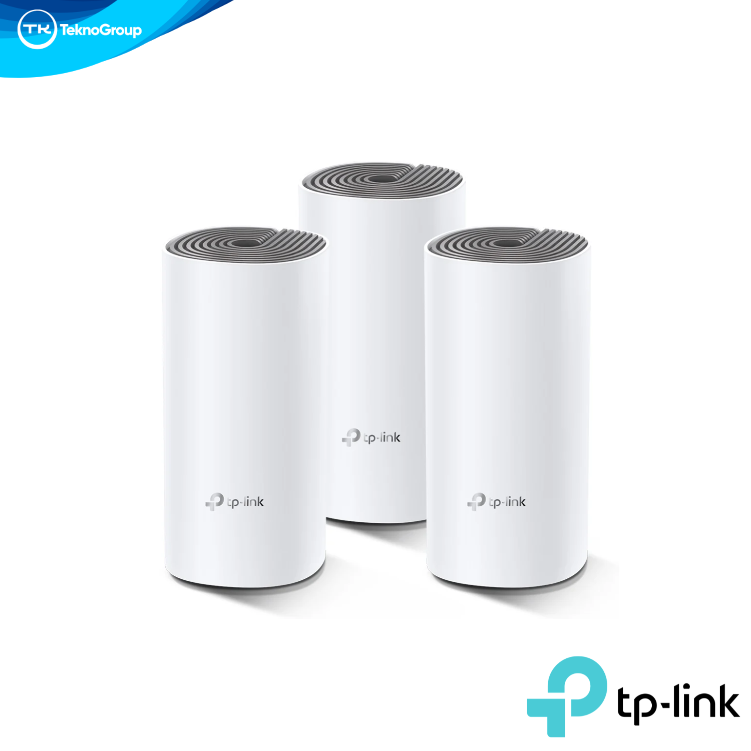 Sistema Mesh TP-Link Deco E4 3-Pack Wi-Fi AC1200 - Cobertura 400m2, Roaming Continuo, Modo Router/AP y App Deco