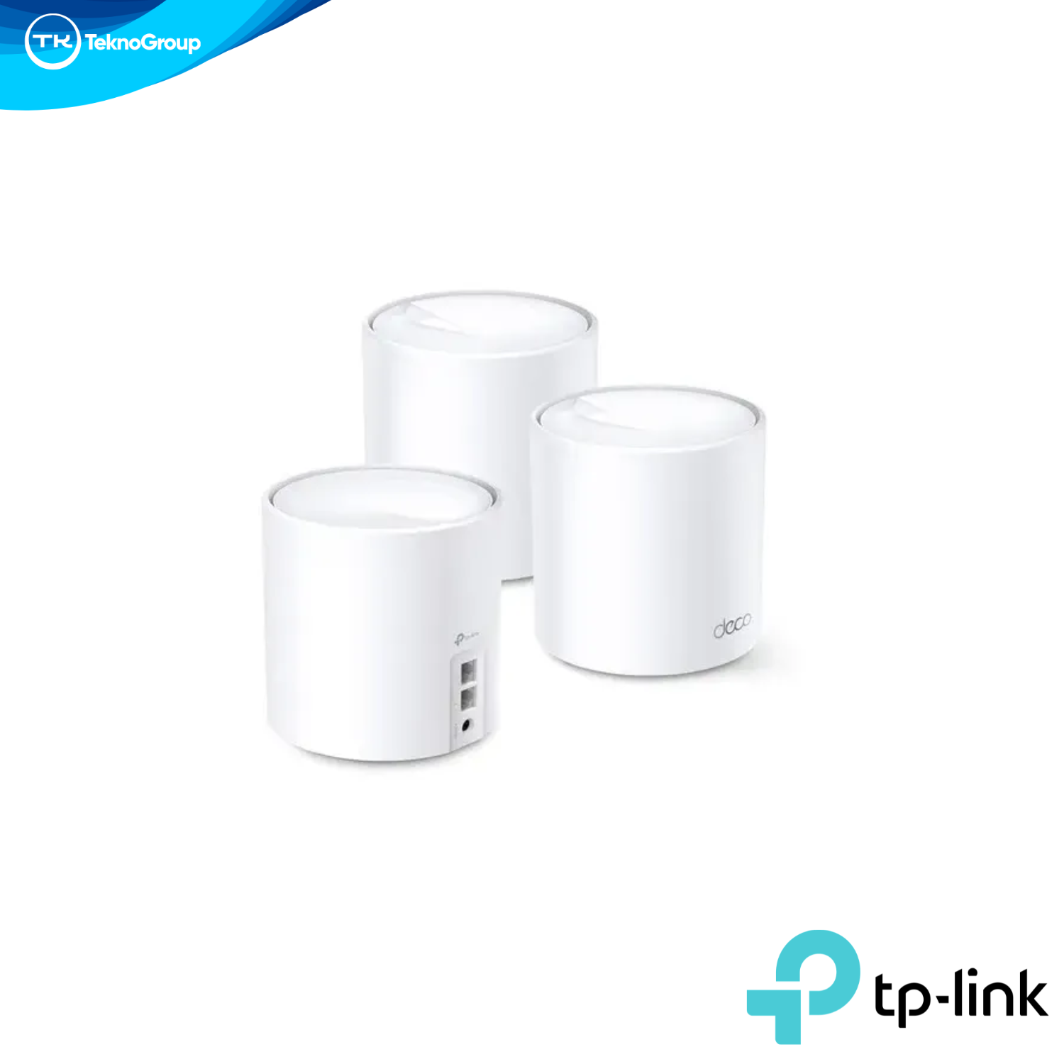 Sistema Mesh TP-Link Deco X20 3-Pack Wi-Fi 6 AX1800 - Cobertura 560m2, Puertos Gigabit, Roaming Continuo y WPA3