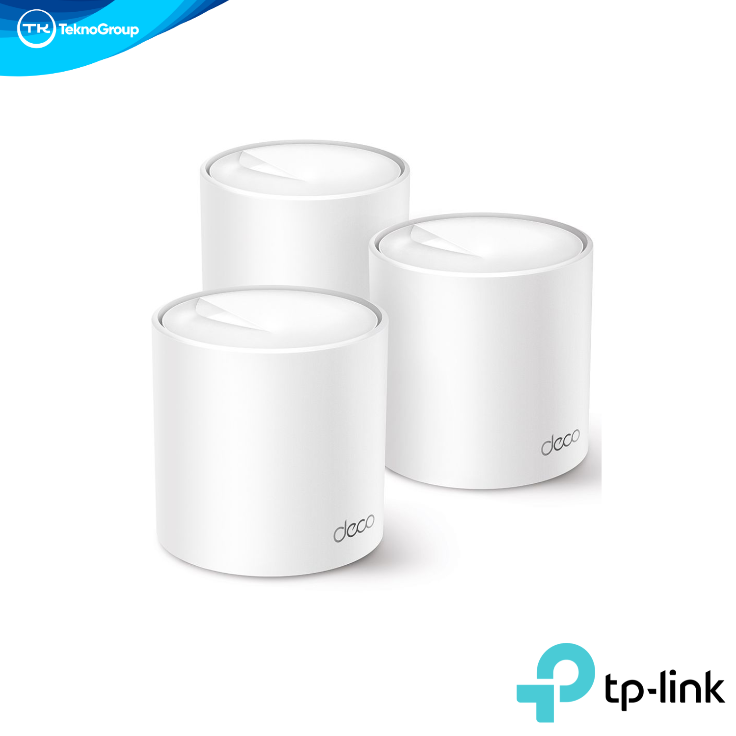 Sistema Mesh TP-Link Deco X50 3-Pack Wi-Fi 6 AX3000 - Cobertura 600m2, 3 Puertos Gigabit por Nodo, HomeShield y WPA3