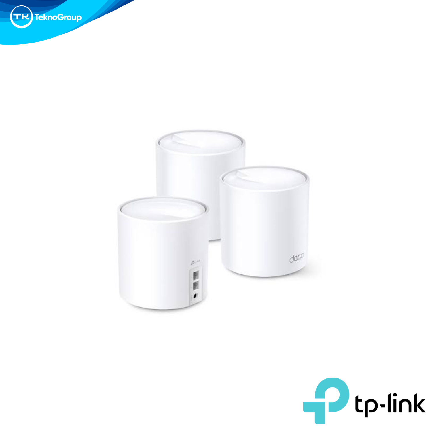 Sistema Mesh TP-Link Deco X60 3-Pack Wi-Fi 6 AX3000 - Cobertura 650m2, Puertos Gigabit, 6 Flujos, HomeShield y WPA3