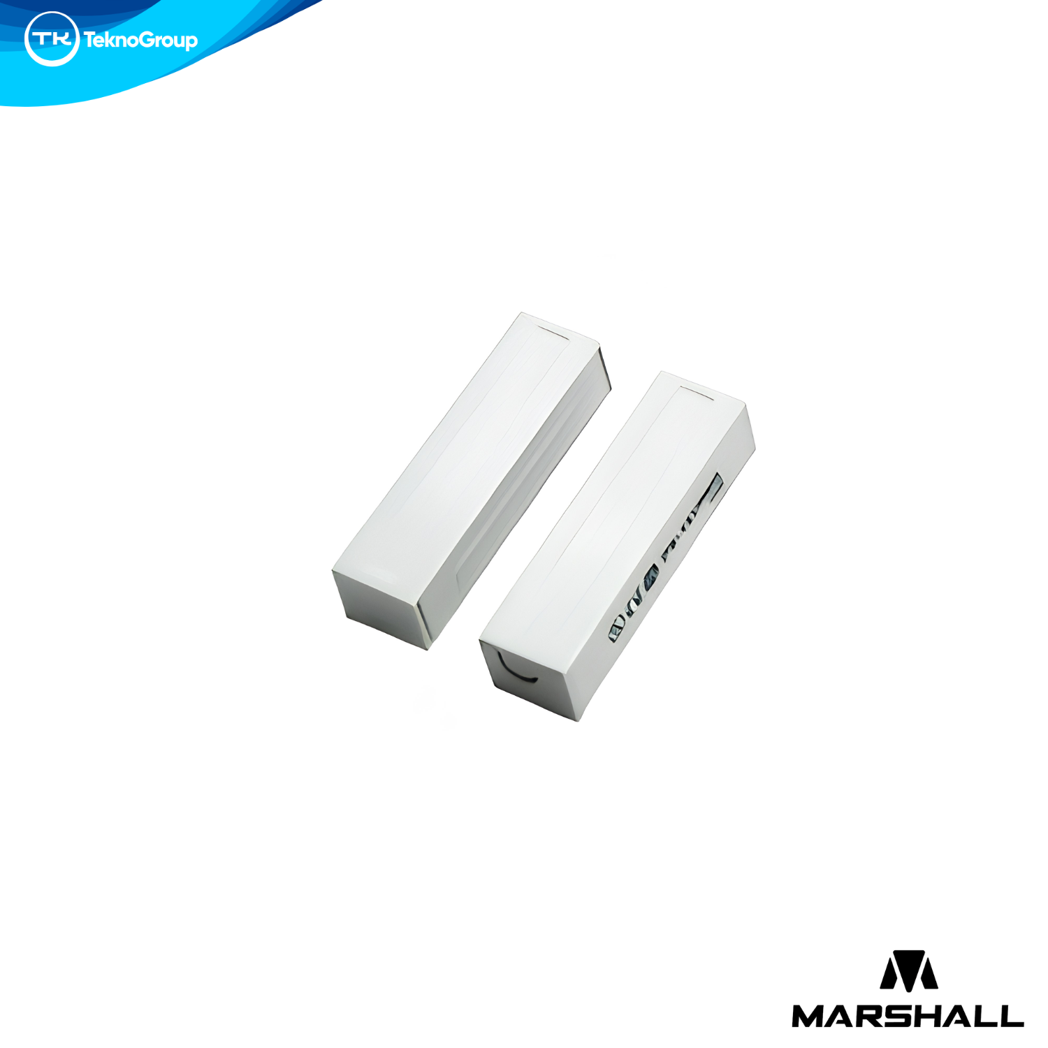 Sensor Magnético Inalámbrico de Apertura Marshall - Para Puertas y Ventanas, Alcance Optimizado, Alerta Batería Baja y Pila A23 Incluida