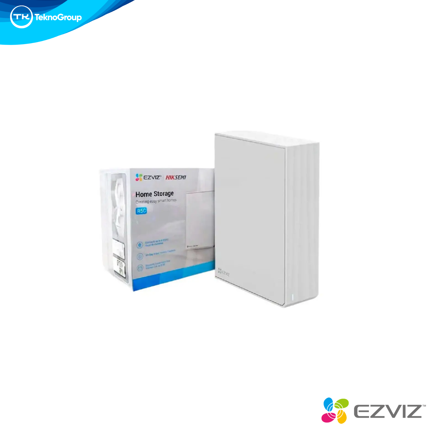 NVR Inalámbrico EZVIZ R5C 8 Canales - Soporta Disco hasta 8TB, App EZVIZ y Hikbox, Búsqueda Inteligente y Respaldo