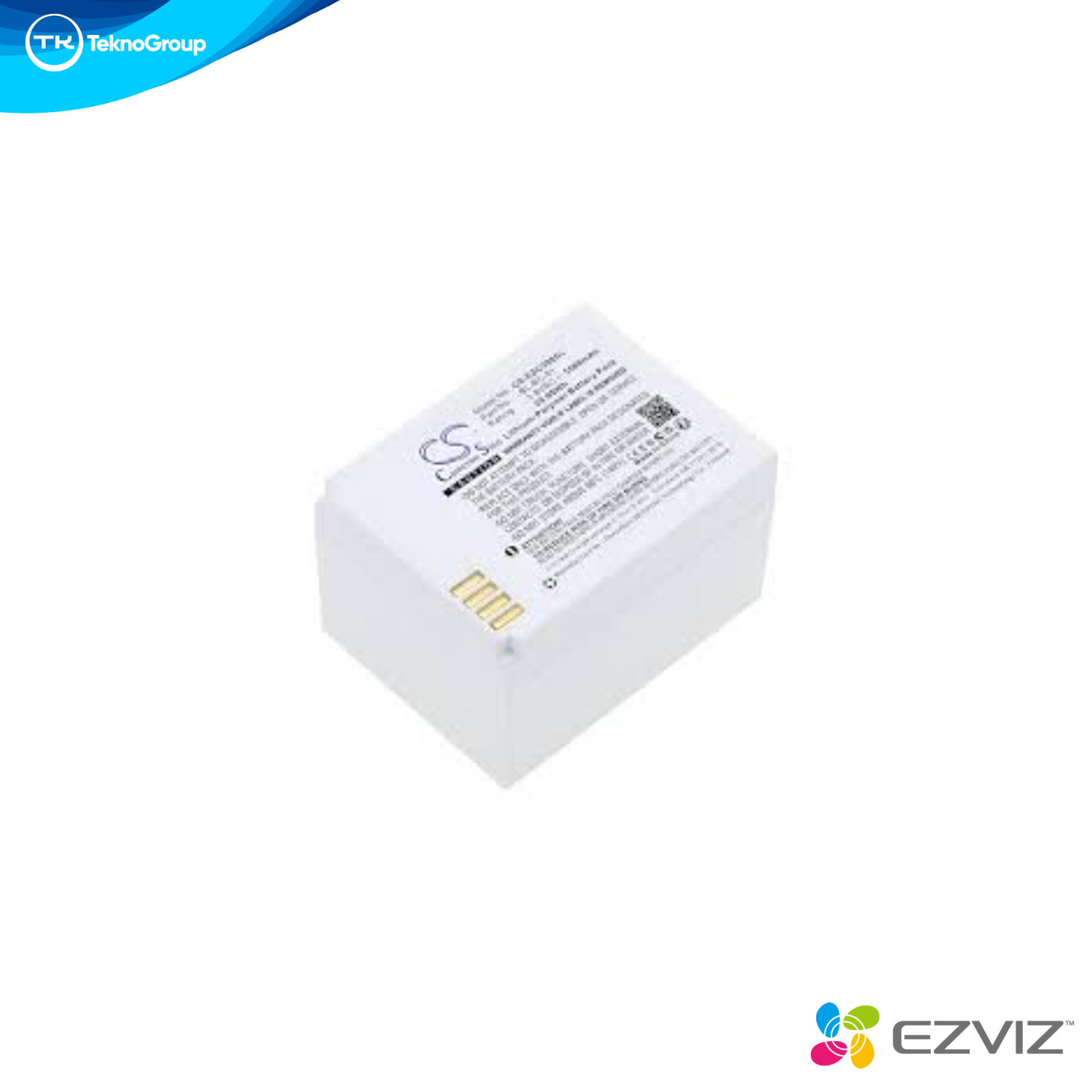 Batería Recargable de Litio para Cámara Inalámbrica EZVIZ - Capacidad 5500mAh, 3.8V, Reemplazo Rápido y Protección de Seguridad