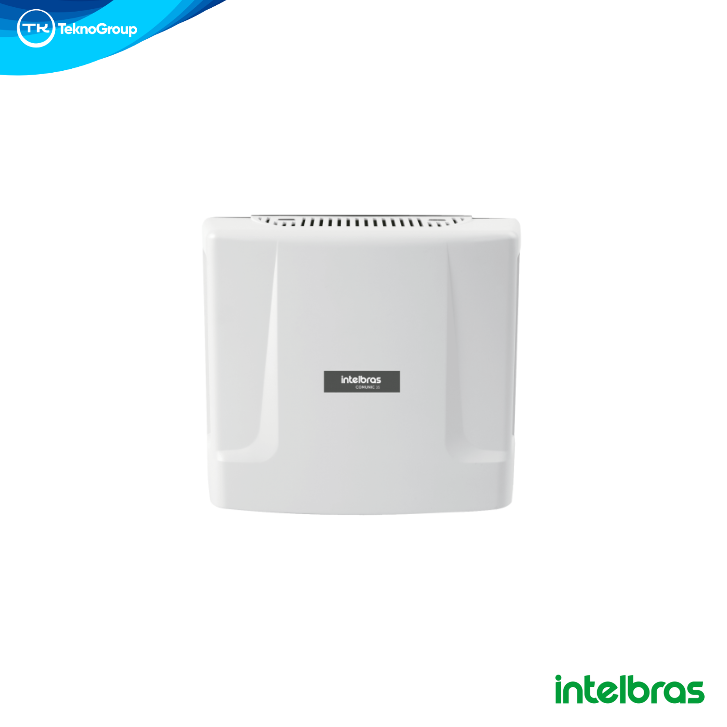 Central de Portería Modular Intelbras hasta 16 Extensiones para Condominios - Intercomunicación Directa, Apertura de Puertas y Fuente Integrada