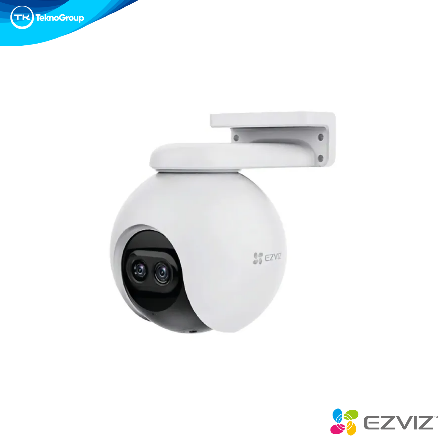 Cámara Exterior Pan & Tilt Wi-Fi Doble Lente EZVIZ - Zoom Mixto 8x, PiP, Giro 360°, IA Humana, IR 30m, Audio 2 Vías y MicroSD