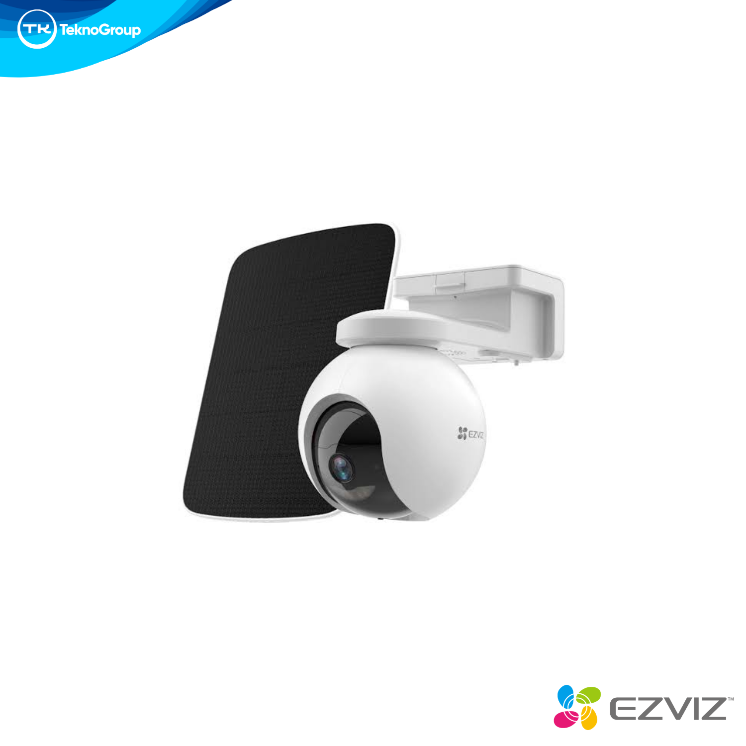 Cámara Exterior a Batería 2K con Panel Solar EZVIZ - Giro 360°, Batería 10400mAh, Auto-Tracking IA, Color, Sirena e Intemperie