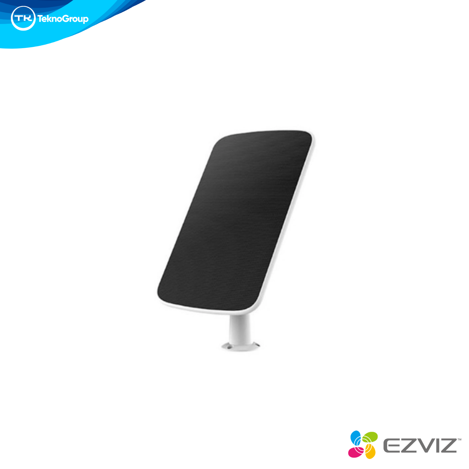 Panel Solar Micro-USB EZVIZ - Celdas Monocristalinas, Compatible BC1, C3A, HB8, CB8, Cable 4m, Soporte 360° e IP65