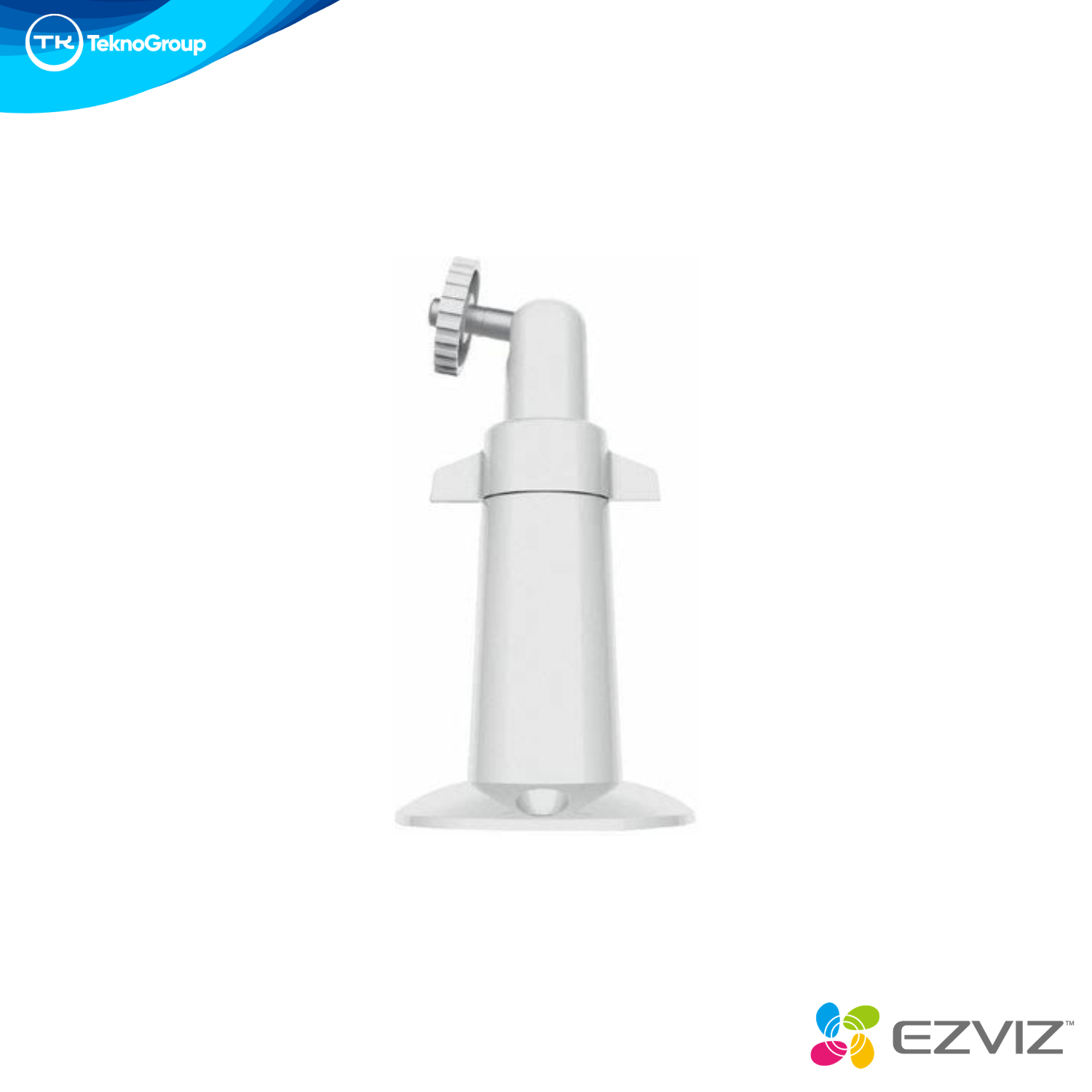 Soporte de Montaje en Aluminio EZVIZ para C3A - Medidas 120x57mm, Rosca M53, Rótula Articulada, Pared o Techo