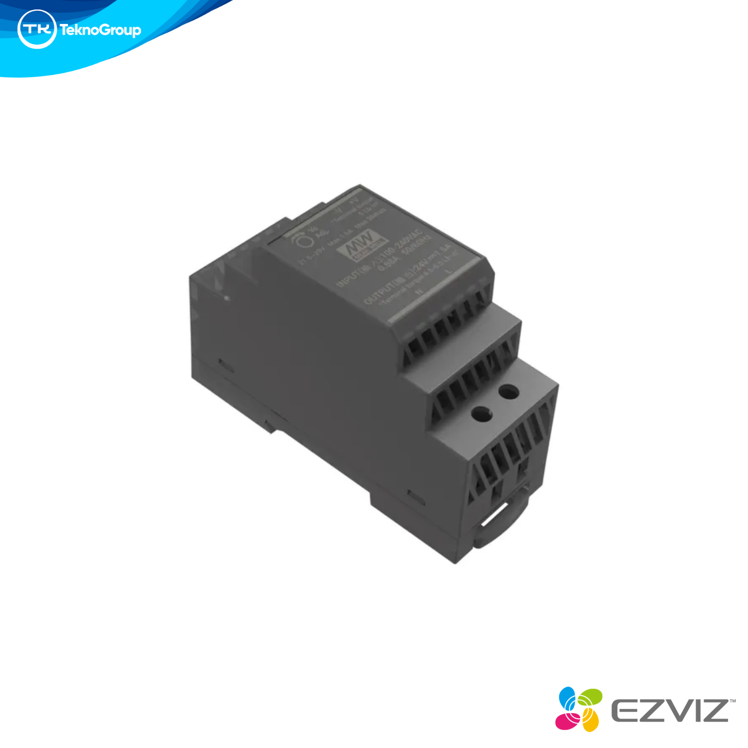 Fuente de Alimentación Switching EZVIZ 24VDC 1.5A 36W - Entrada 100-240VAC, Alta Eficiencia y Protección Eléctrica