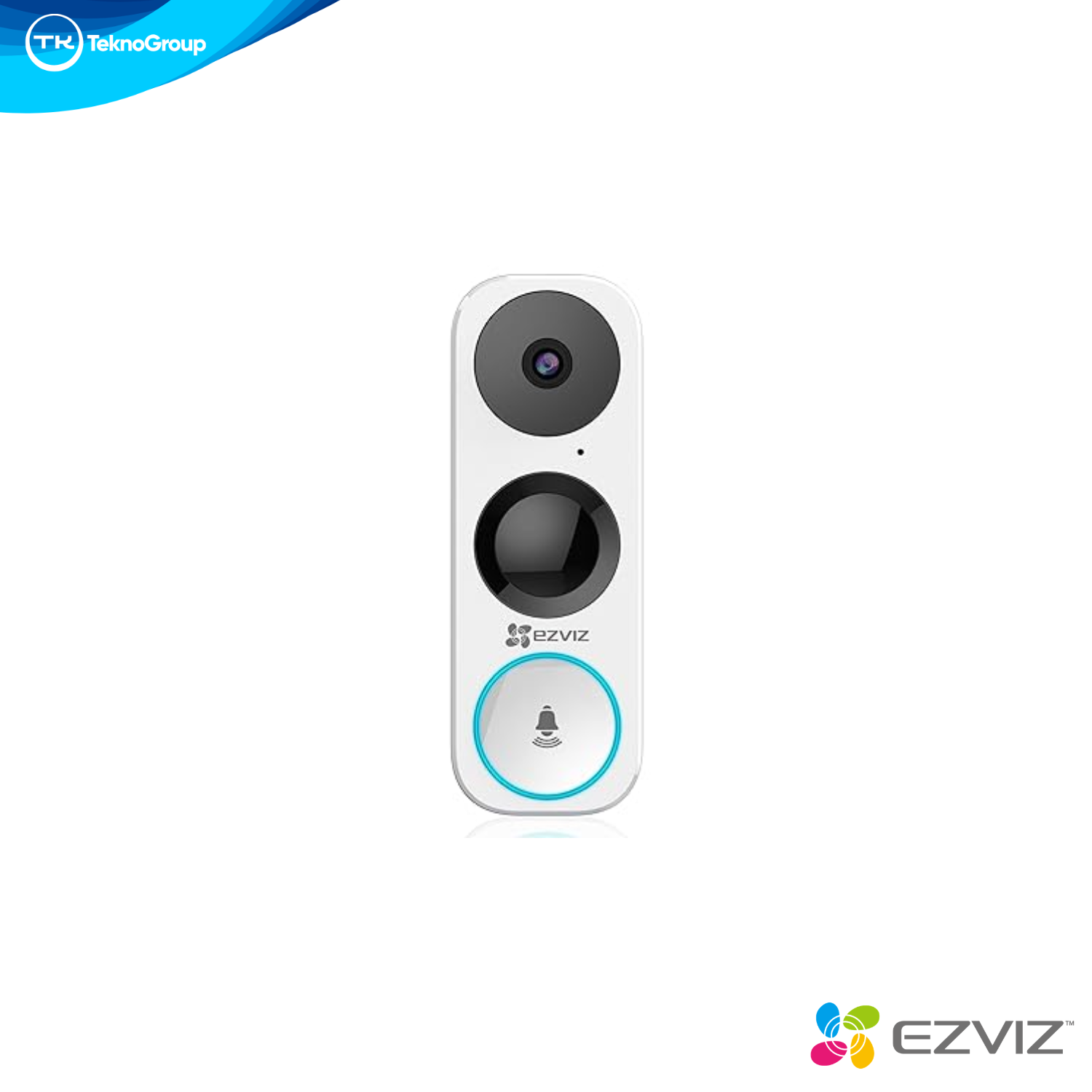 Videoportero Wi-Fi Doble Banda EZVIZ DB1 Pro 2K+ 5MP - Ángulo 176°, IA Personas/Vehículos, IR 5m, IP65 y MicroSD 256GB