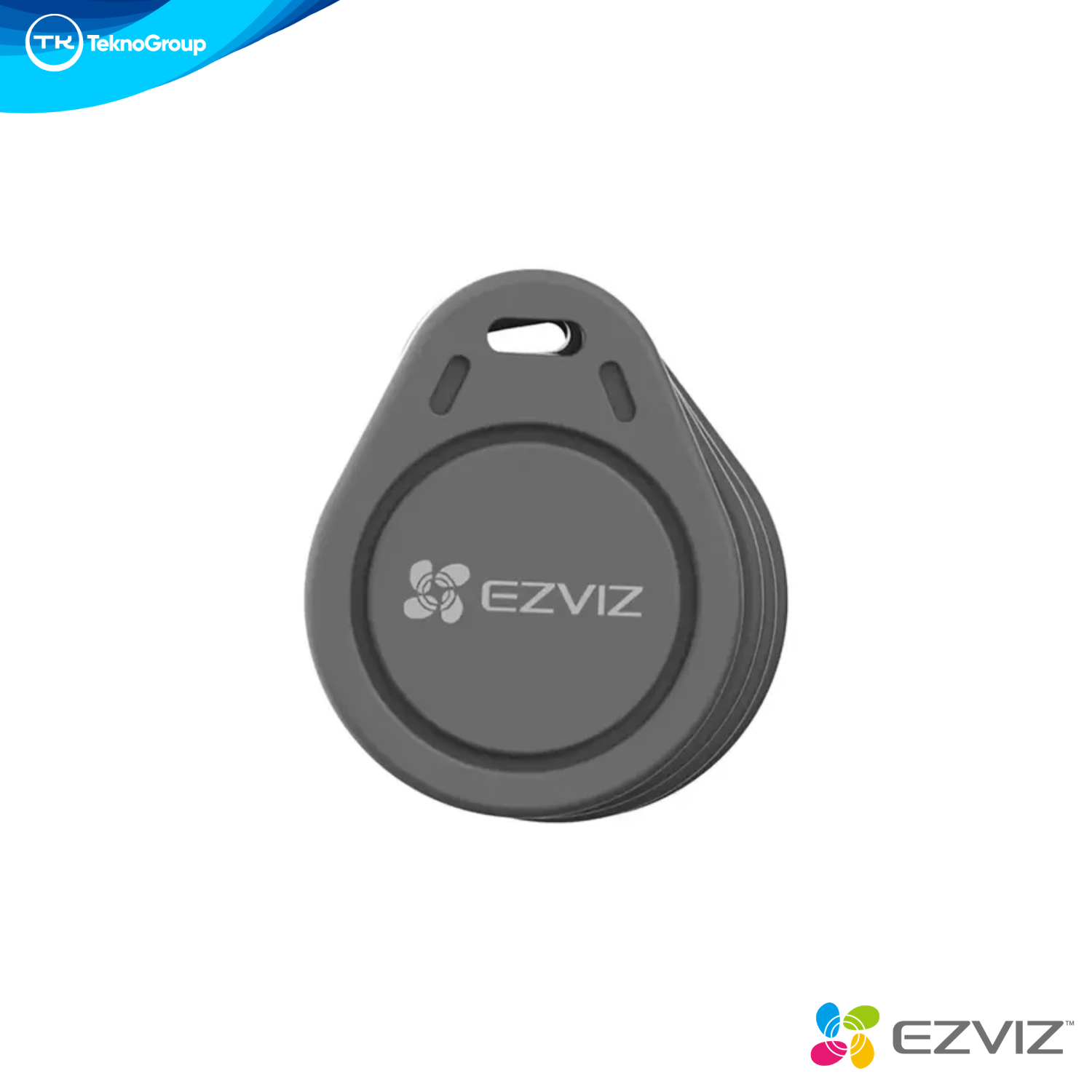 Tag Llavero RFID Alta Seguridad EZVIZ Anticopia - Frecuencia 13.8-14.4MHz, Cerraduras DL01S, DL05, L2S, Gris