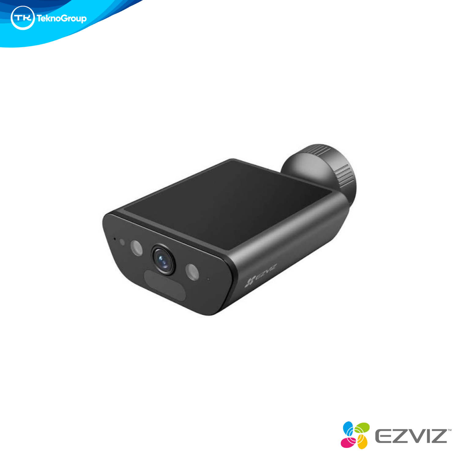 Cámara Solar a Batería 4K EZVIZ - Panel Solar 1.4W, Modo AOV Siempre Activo, Batería 10400mAh, IA Personas/Autos, Color e IP65