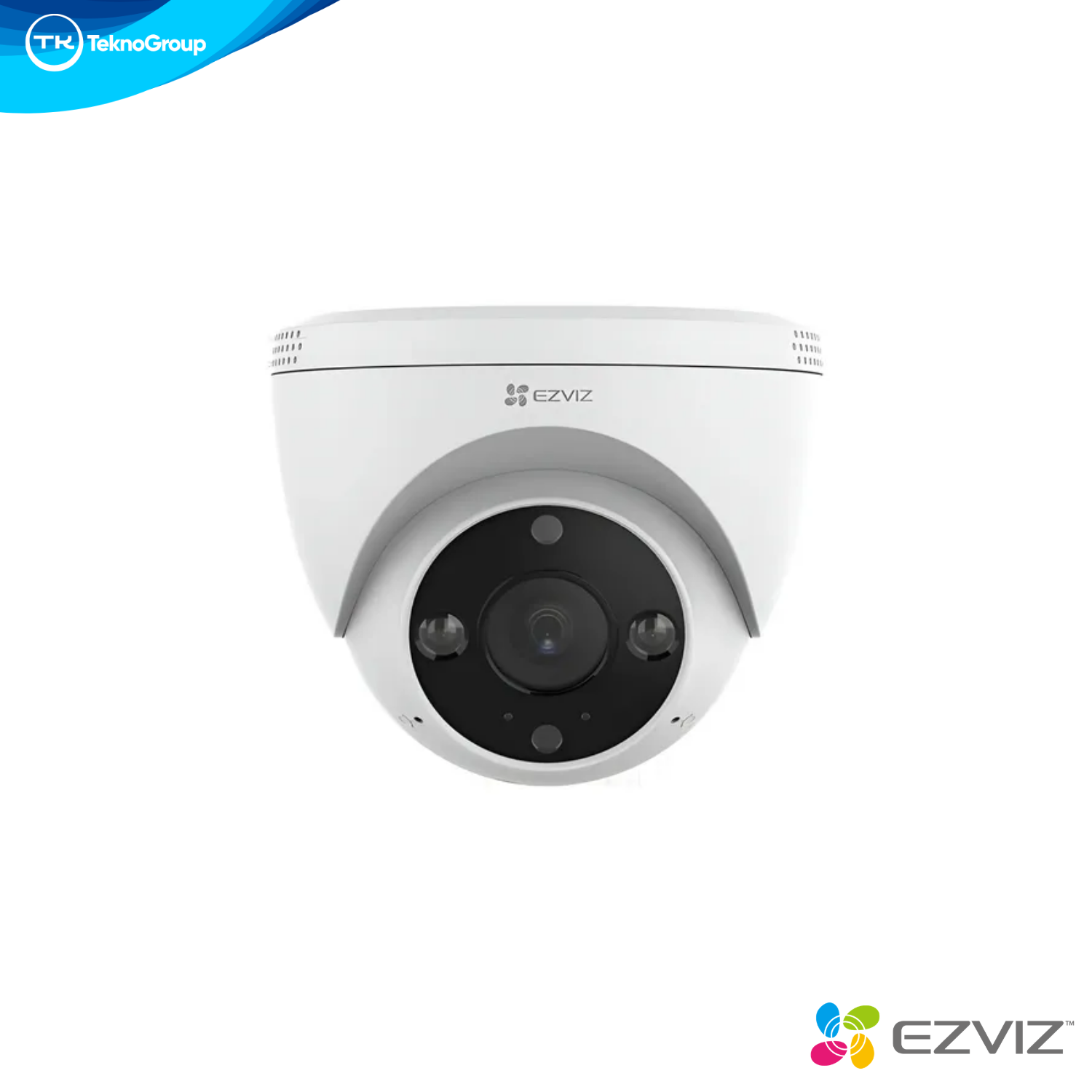 Cámara Exterior Wi-Fi 2K 3MP Lente 6mm EZVIZ - Mayor Alcance, IA Personas/Autos, Color, Audio Mejorado, Sirena, Luz e IP67