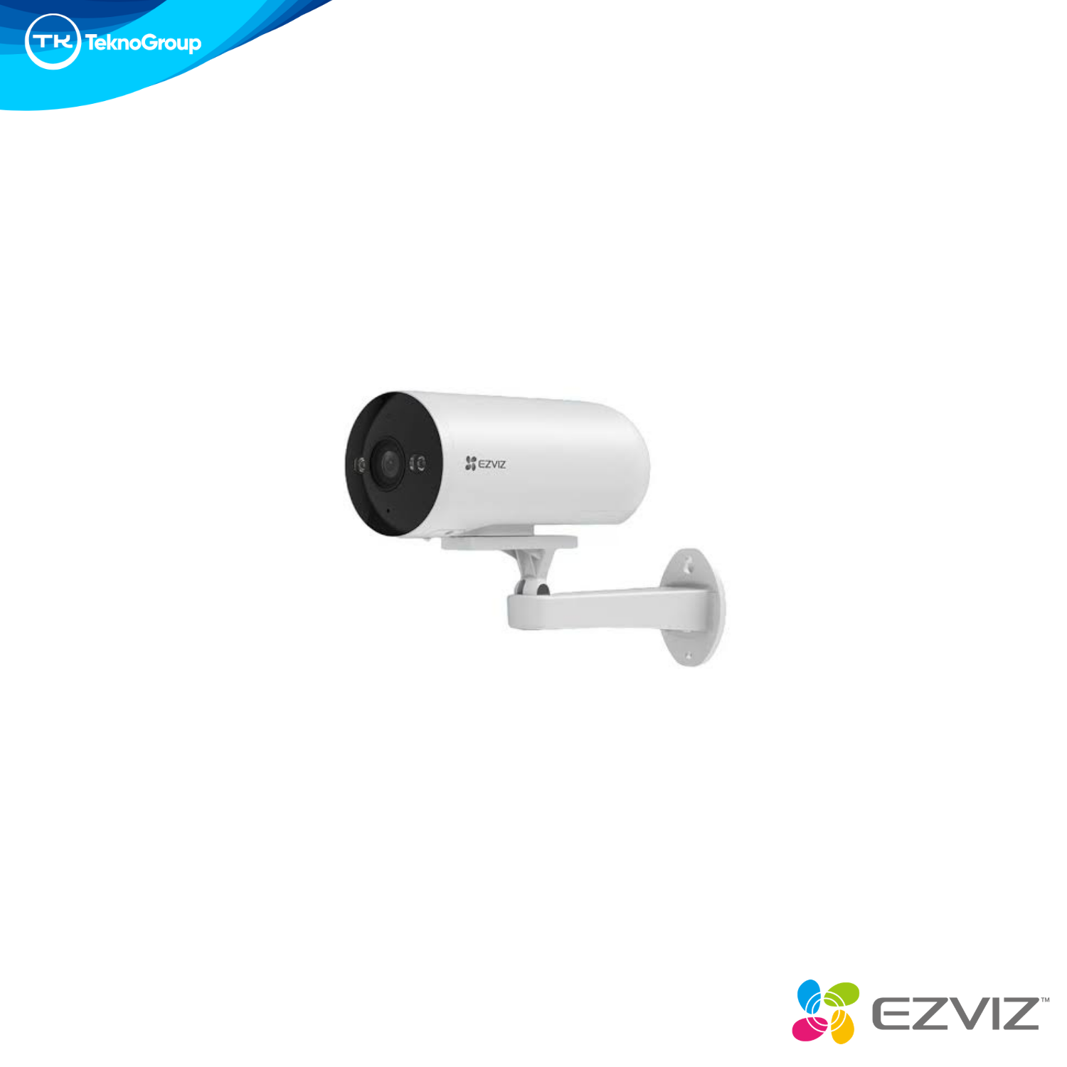 Cámara Exterior PoE 2K 3MP Lente 4mm EZVIZ - IA Personas/Autos, Visión Color, Audio 2 Vías, Sirena, Luz, MicroSD e IP67