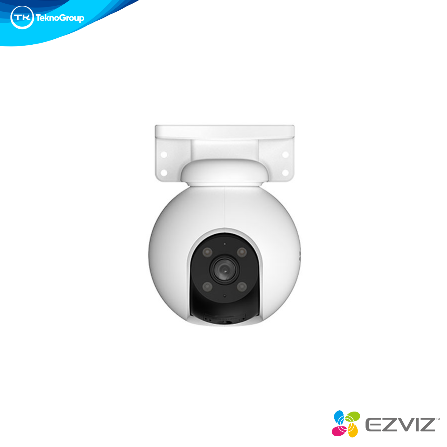 Cámara Exterior Pan & Tilt Wi-Fi 2K 3MP EZVIZ - Giro 360°, Visión Color 30m, IA Personas/Autos, Auto-Tracking, Sirena e Intemperie