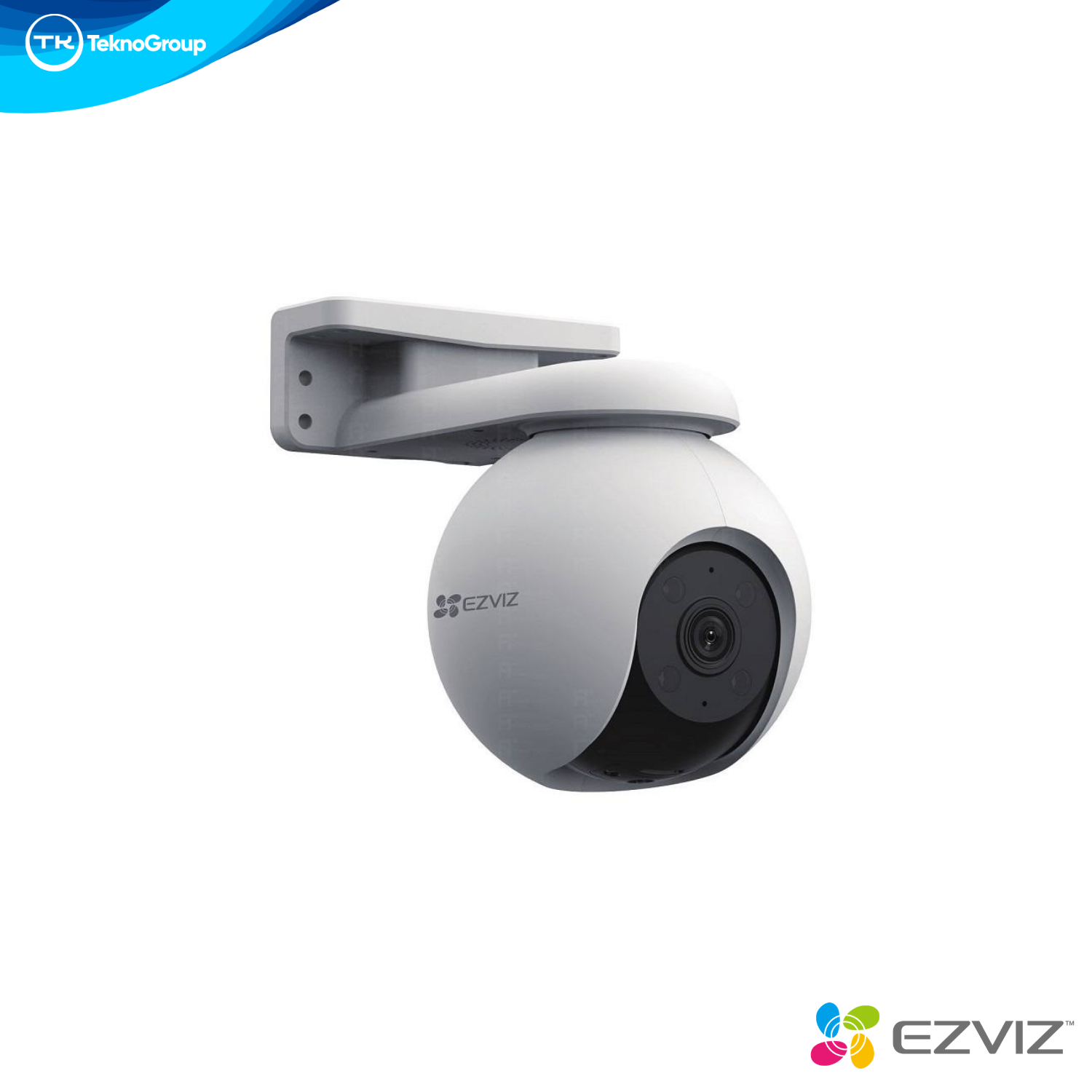 Cámara Exterior Pan & Tilt Wi-Fi 3K 5MP EZVIZ - Giro 360°, Visión Color 30m, IA Personas/Autos, Auto-Tracking, Sirena e Intemperie