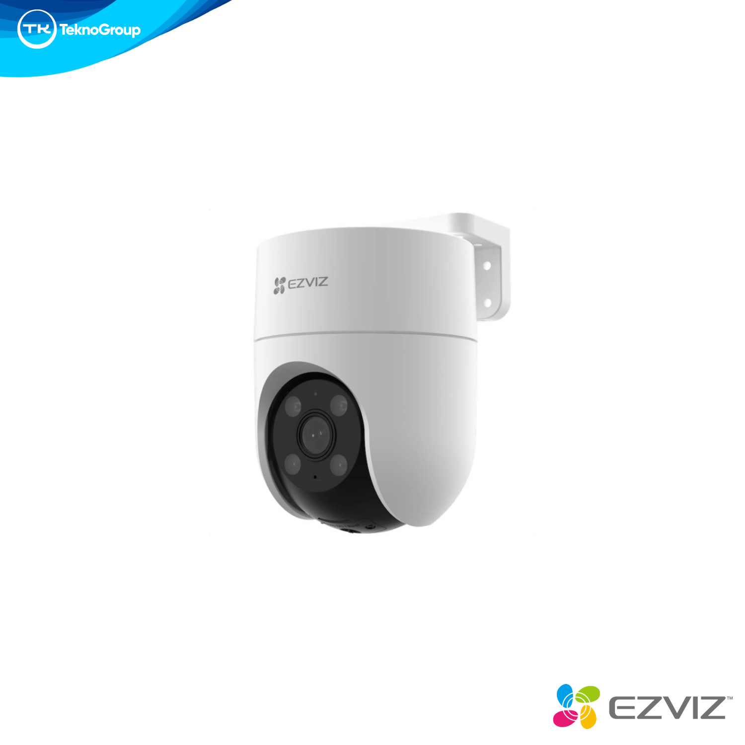 Cámara Exterior Pan & Tilt Wi-Fi 3K 5MP EZVIZ - Giro 360°, Auto-Zoom IA, Visión Color, Puntos Guardados, Sirena e Intemperie