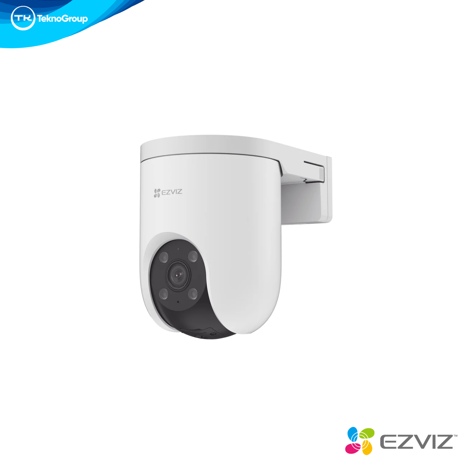 Cámara Exterior Pan & Tilt PoE 2K 3MP EZVIZ - Giro 360°, Red/Energía PoE, Visión Color, Auto-Tracking IA, Sirena e Intemperie