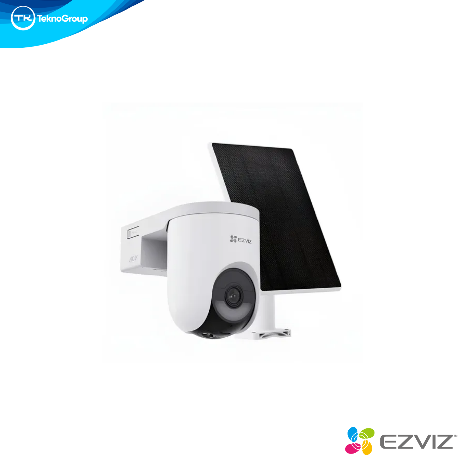 Cámara Exterior Pan & Tilt a Batería 4MP EZVIZ + Panel Solar - 10400mAh, Giro 360°, IA Humana, IR 15m, Audio 2 Vías e IP65