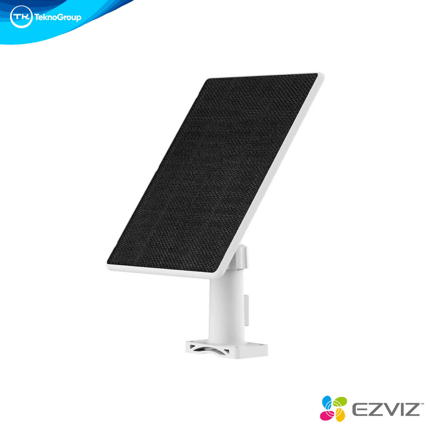 Panel Solar 8W EZVIZ Type-C - Celdas Monocristalinas, Cable 3m, Soporte 360°, IP65 para Cámaras a Batería