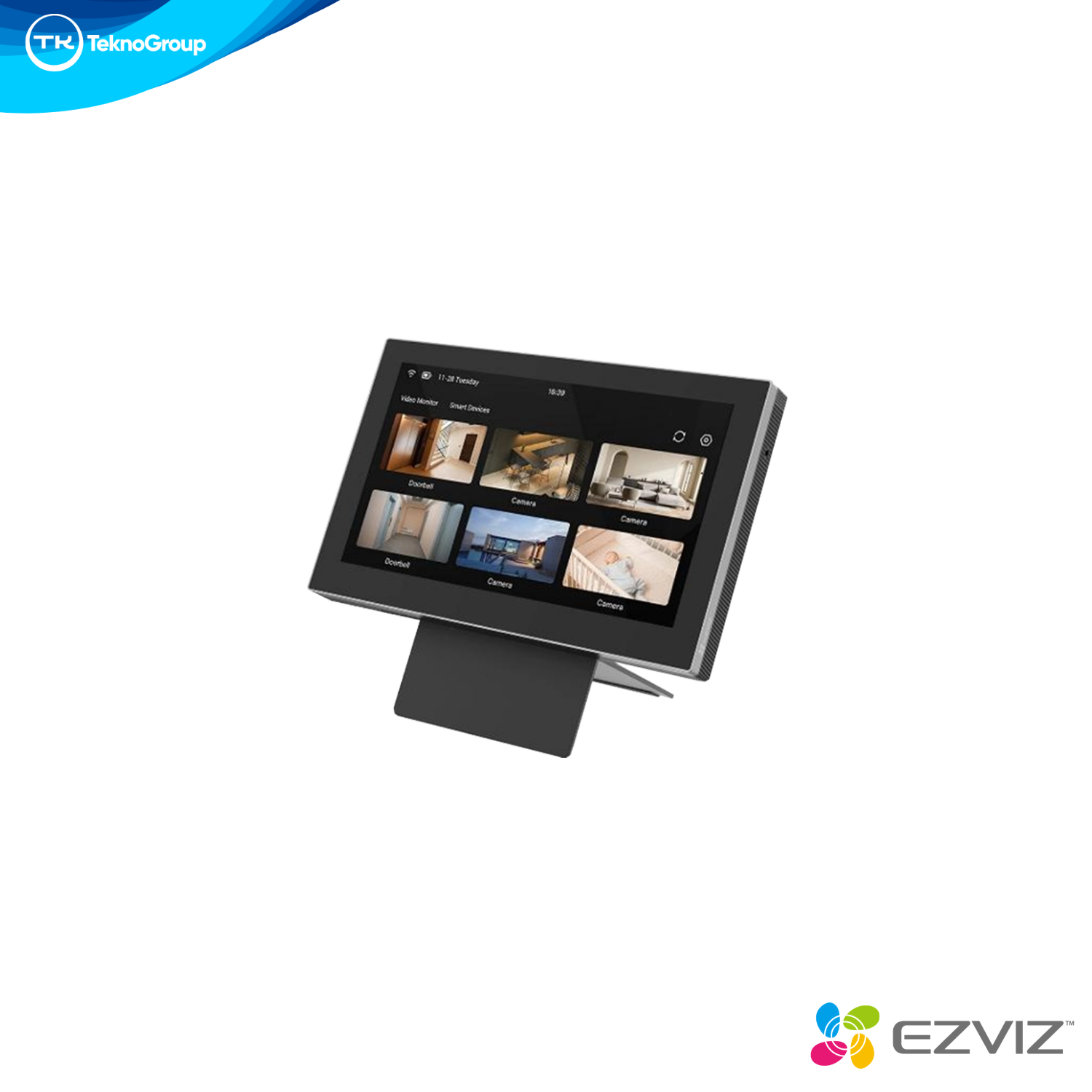 Monitor Táctil Inteligente EZVIZ SD7 7" IPS - Centro de Control Domótico, Batería 4600mAh, Audio 2 Vías, Type-C y Wi-Fi