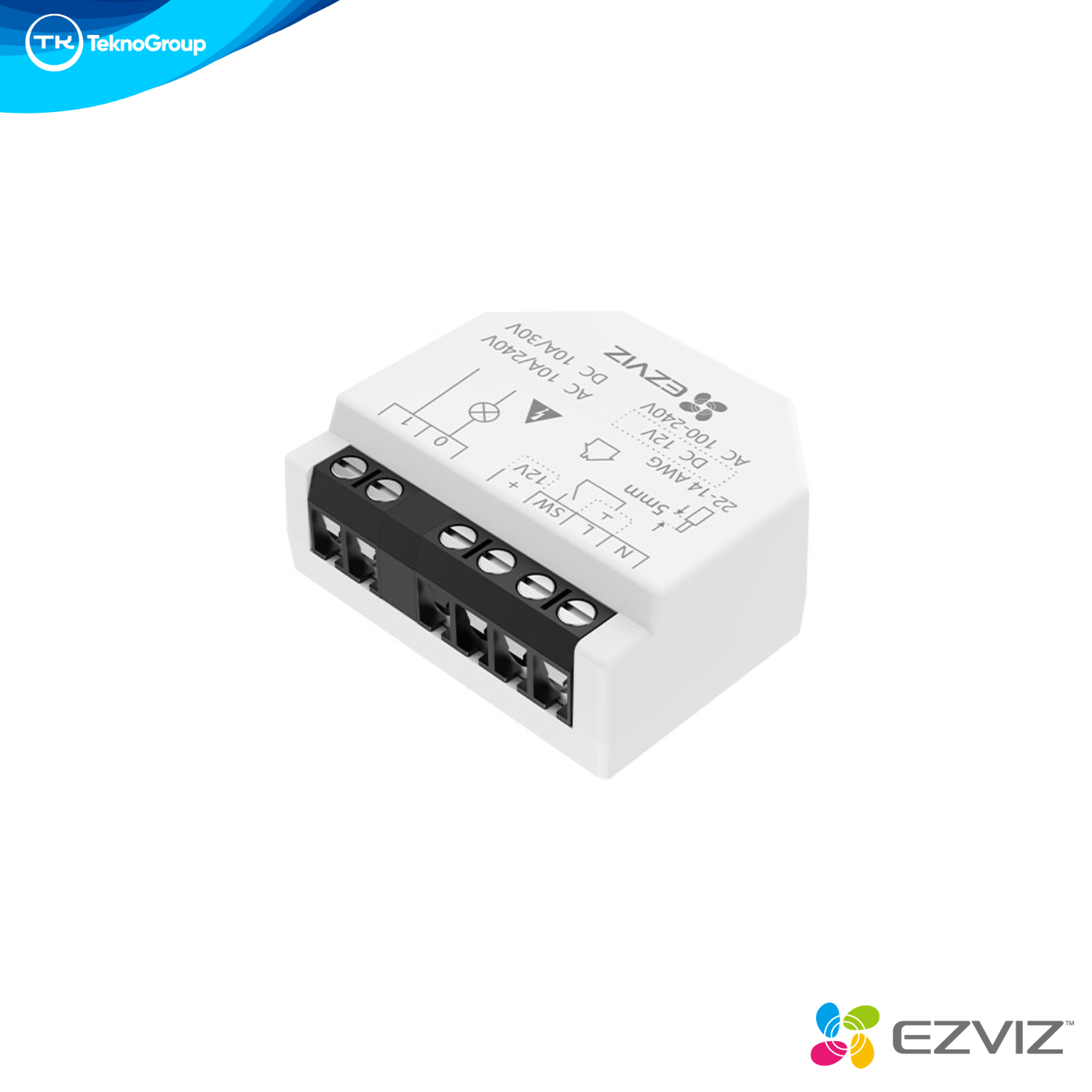 Relé Inteligente Wi-Fi EZVIZ T35WD Contacto Seco 16A - Matter, App EZVIZ, Automatización, Horarios, Alexa y Google